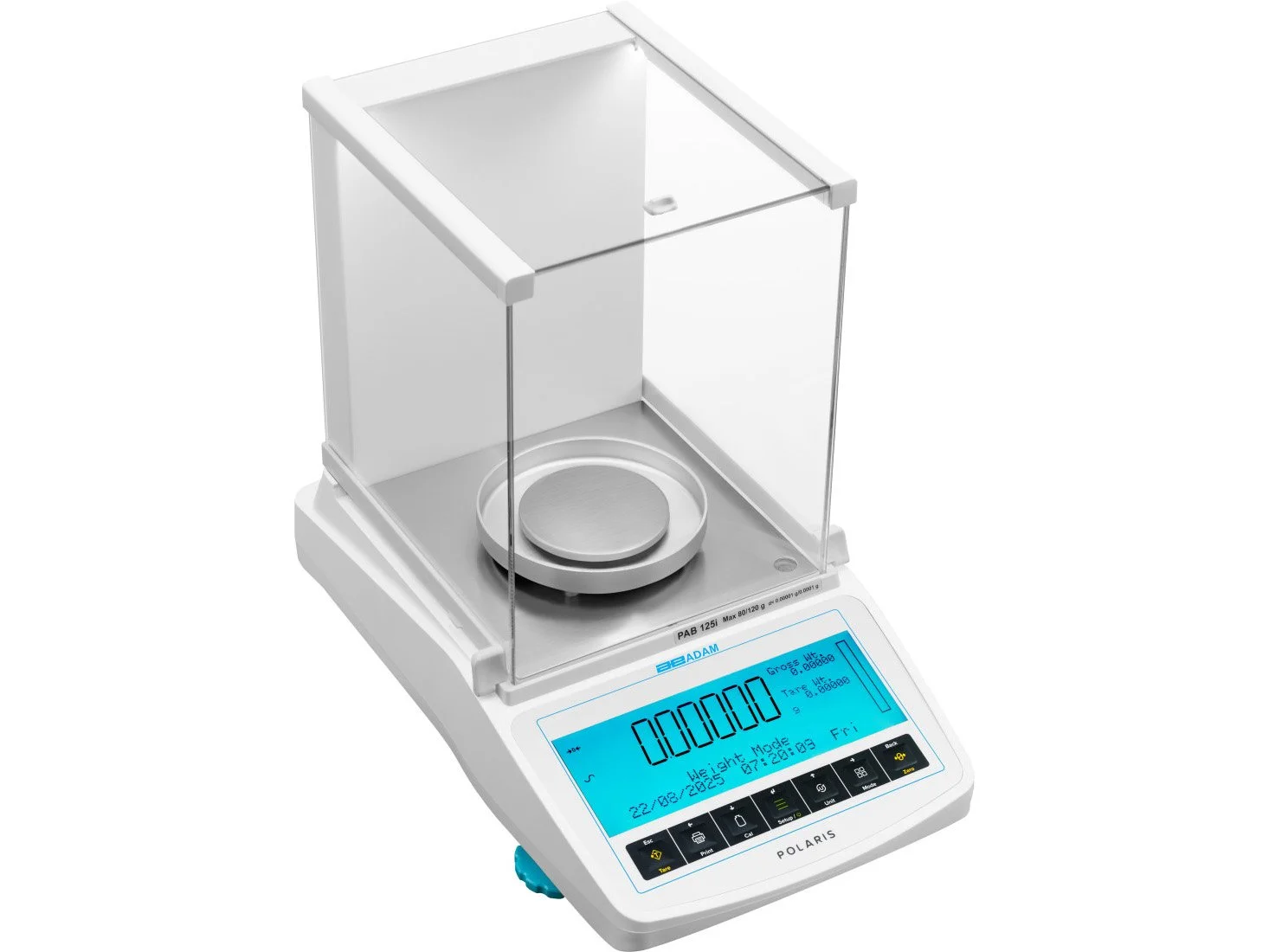 ADAM POLARIS ANALYTICAL BALANCE 80G/120G X 0.00001G/0.0001G - INTERNAL CALIBRATION