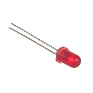4MM LED DIFFUSED LAMP - RED (PACK OF 10)