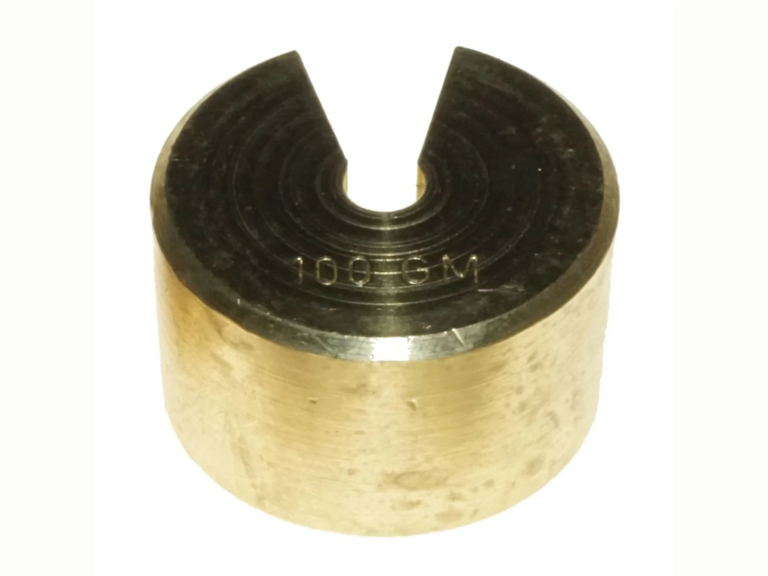 BRASS SLOTTED WEIGHT - 100G