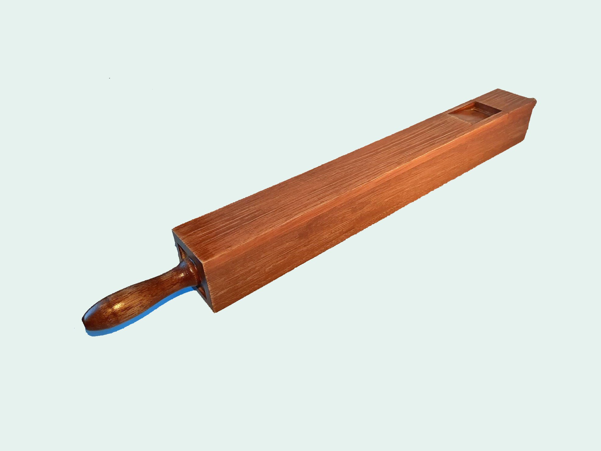 ORGAN PIPE WITH PISTON - WOODEN