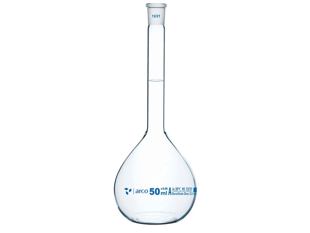 VOLUMETRIC FLASK - CLASS A - 50ML (PACK OF 2)