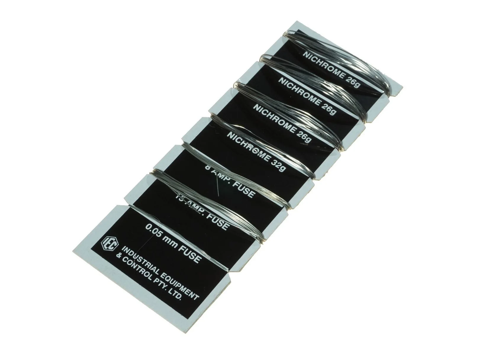 CIRCUITS KIT CARD OF WIRES - RESISTANCE AND FUSE