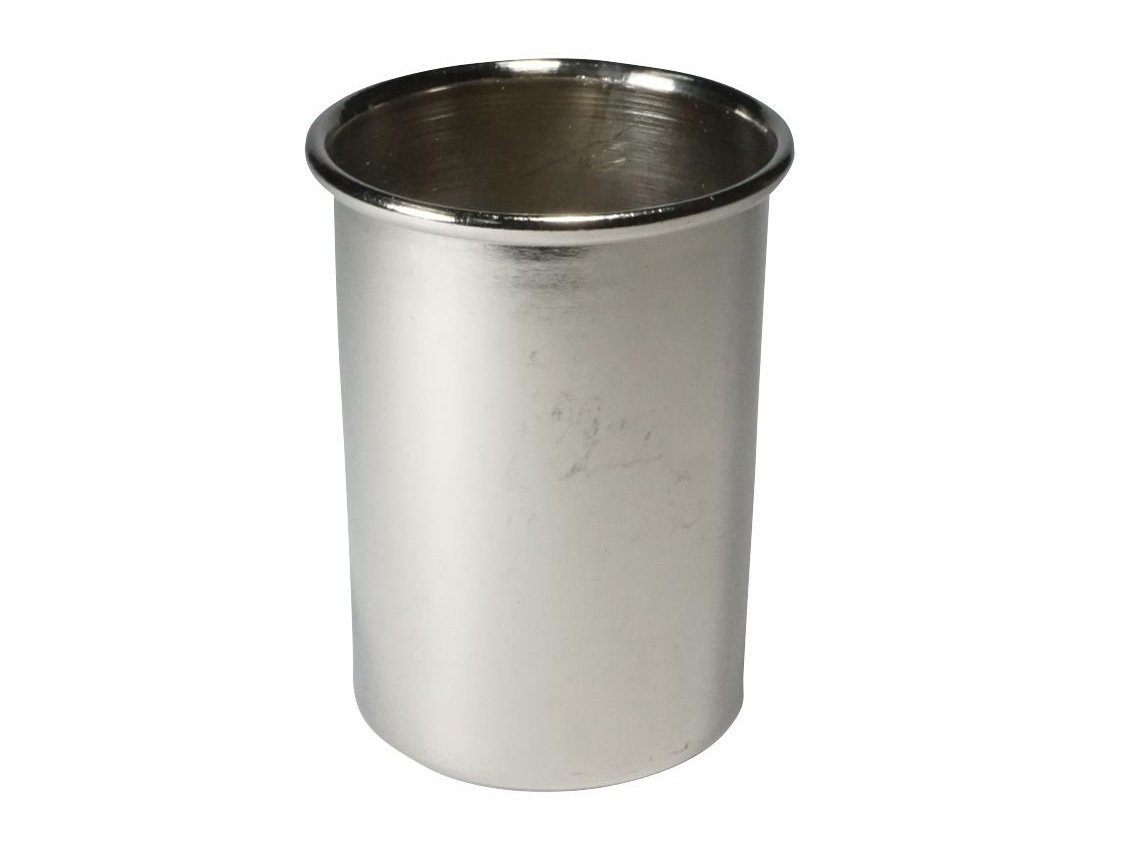 CALORIMETER CUP - COPPER - NICKEL PLATED 50 X 75MM