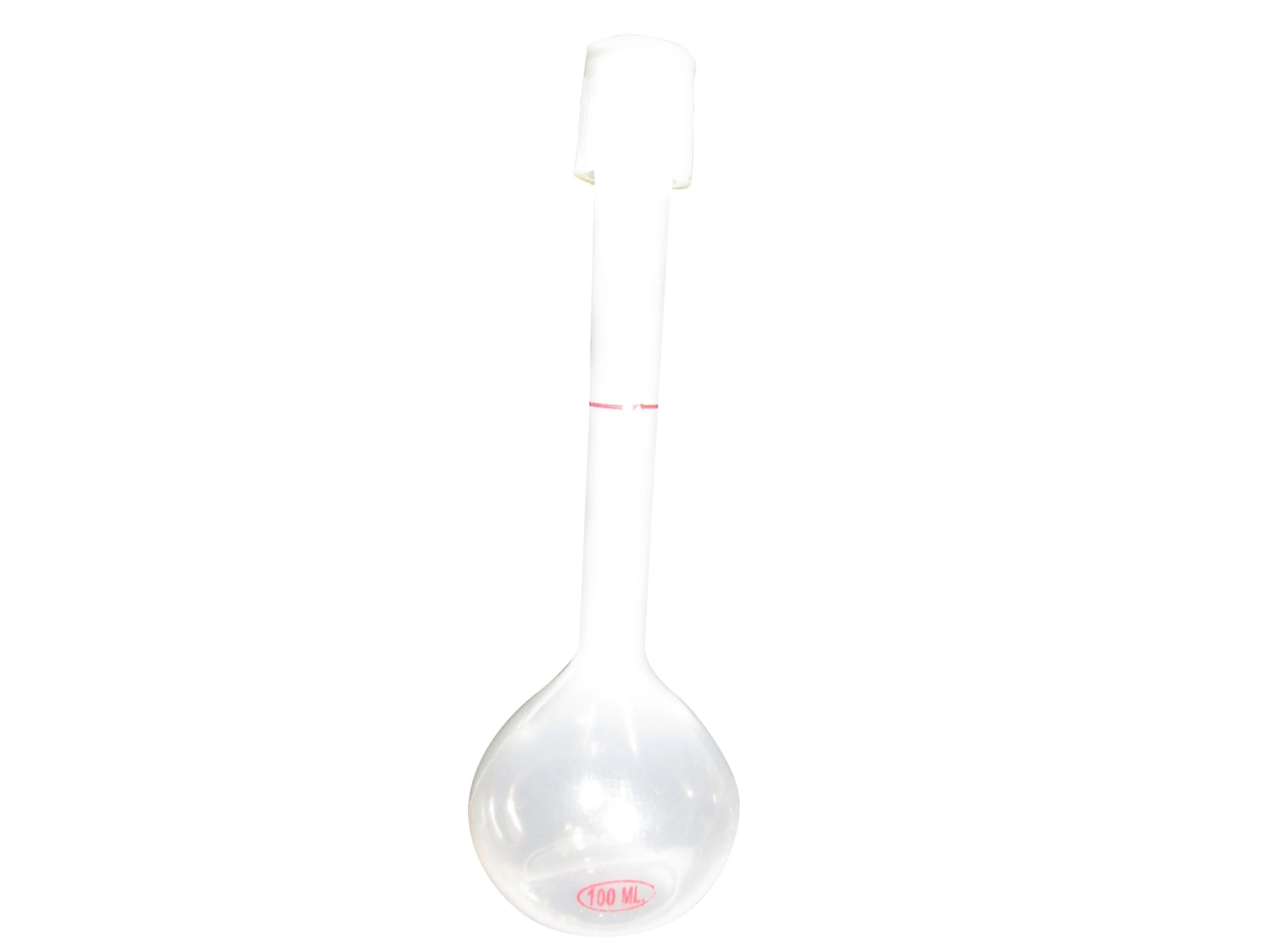 VOLUMETRIC FLASKS - POLYPROPYLENE WITH SCREW POLYCAP - 100M