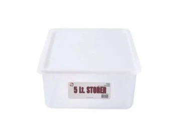 PLASTIC STORAGE BOX WITH LID – 5L