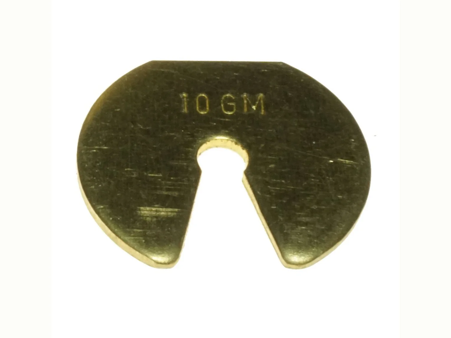 BRASS SLOTTED WEIGHT - 10G