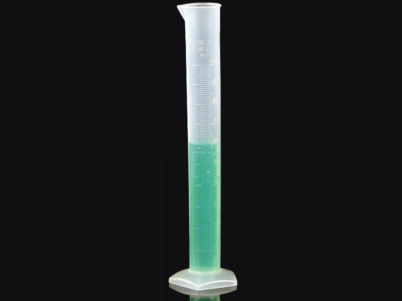 MEASURING CYLINDER - GRADUATED - POLYPROPYLENE - 100ML