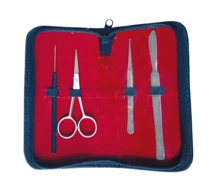 DISSECTING SET IN WALLET - 4 INSTRUMENTS