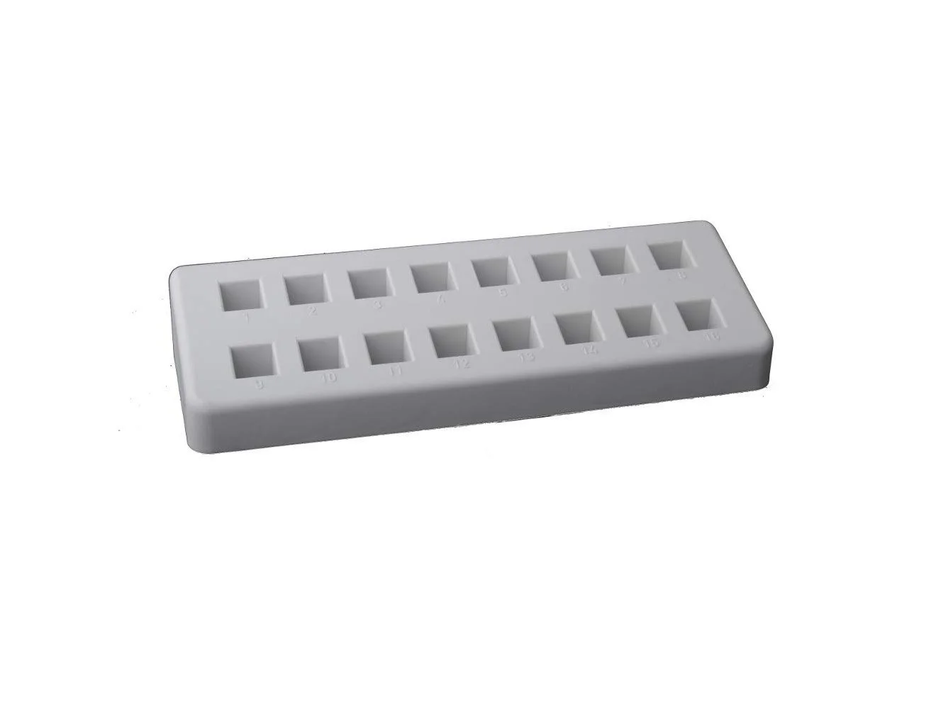 CUVETTE RACK FOR 10MM CUVETTES - POLYPROPYLENE