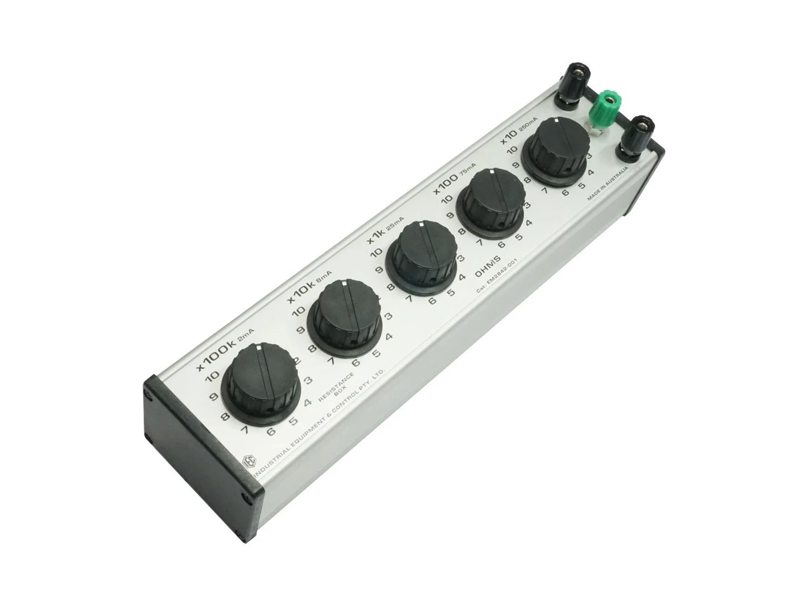 DECADE RESISTANCE BOX 5 DIAL X 100 OHM