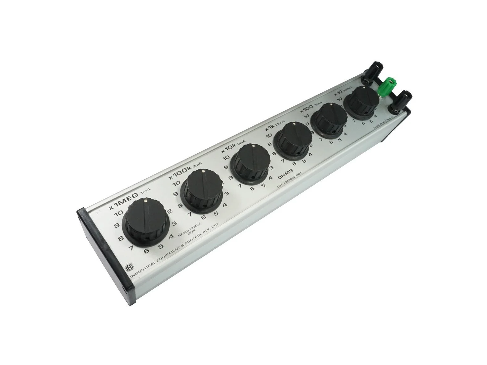 DECADE RESISTANCE BOX 6 DIAL X 10 OHM