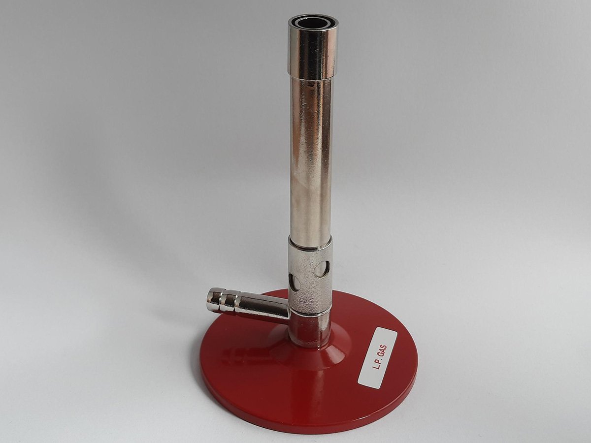 BUNSEN BURNER 18MM OD WITH REGULATOR - LPG