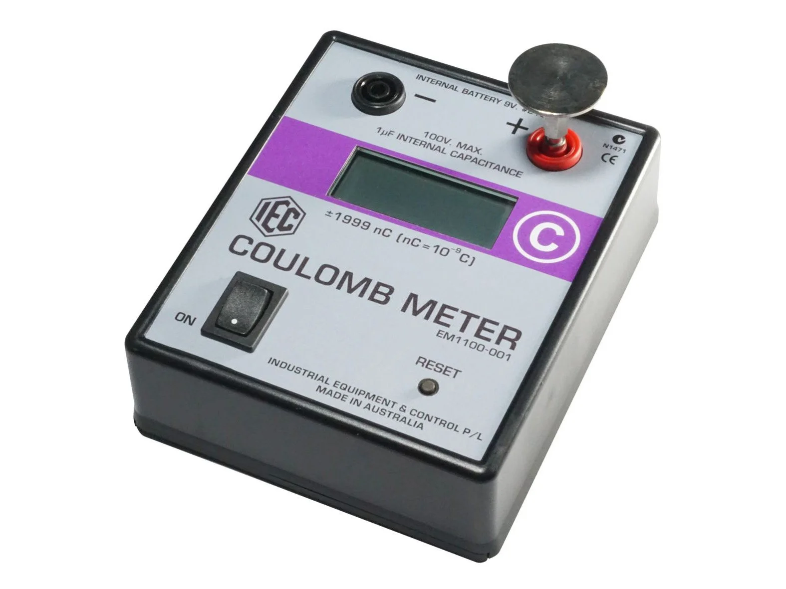 COULOMB METER - DIGITAL - PLASTIC 1-1999NC