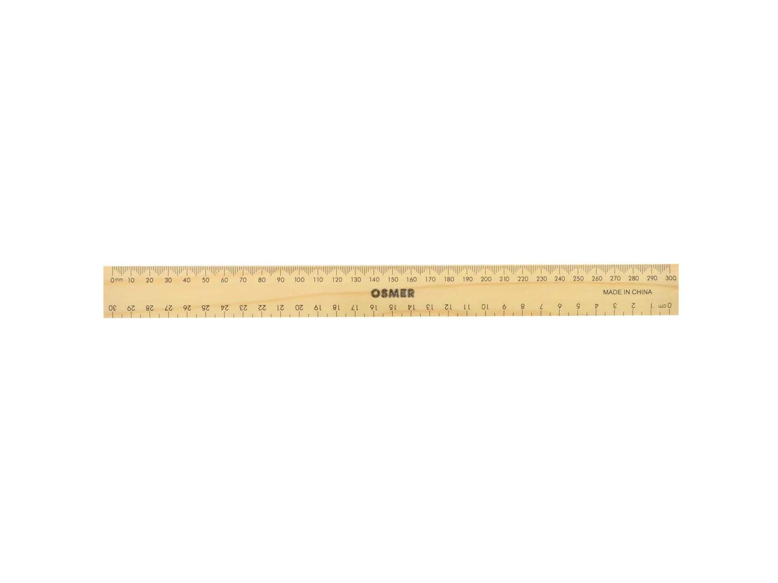 RULER - WOODEN - 30CM