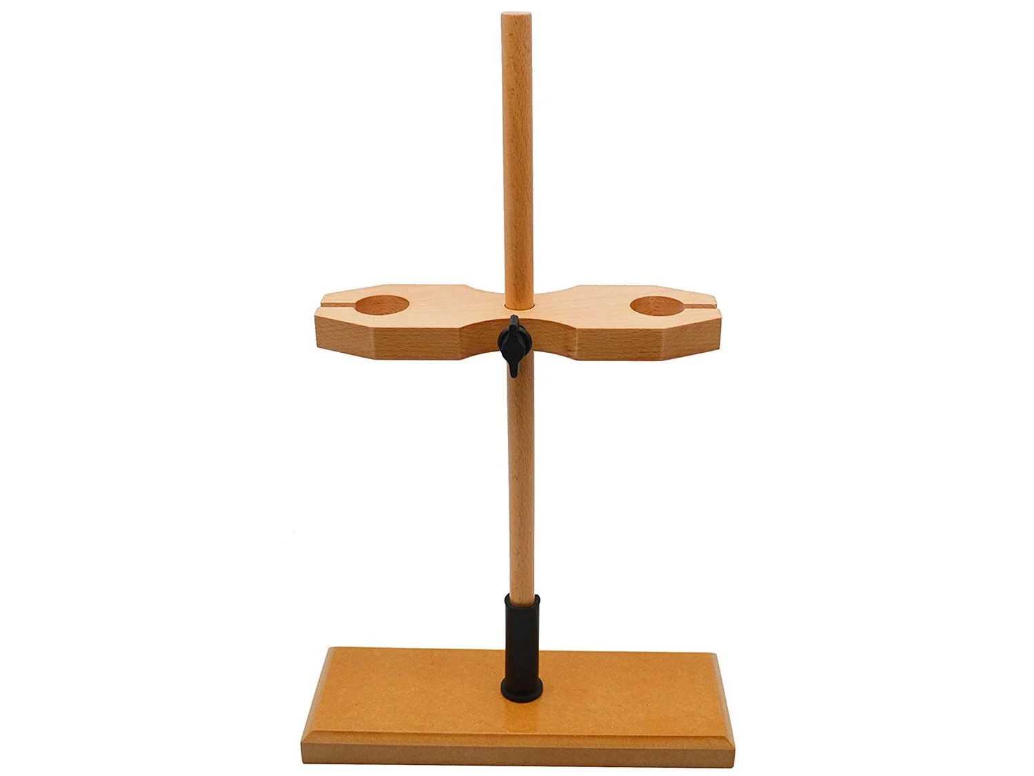 FUNNEL HOLDER - DOUBLE WITH STAND - WOODEN