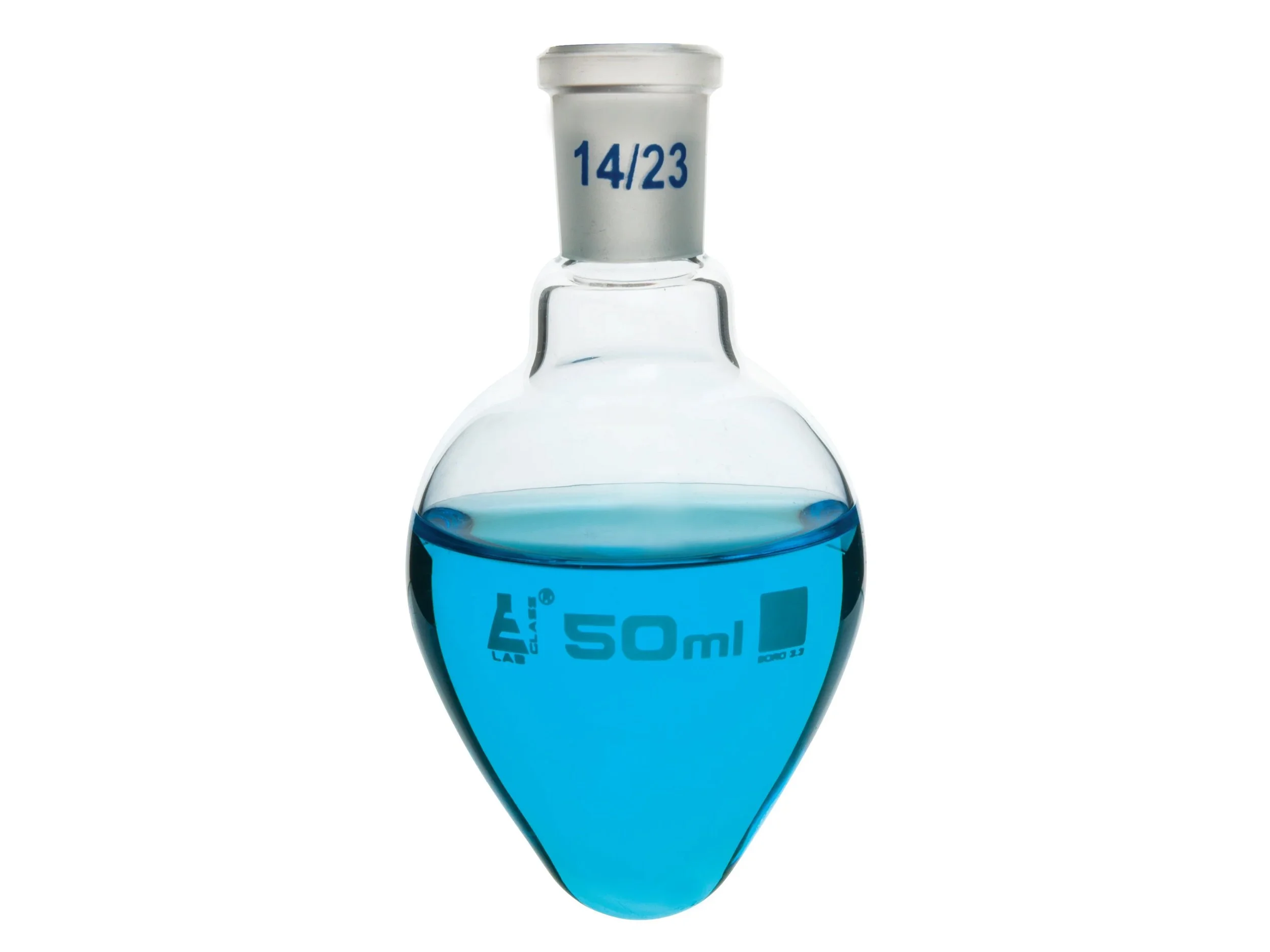 BOILING FLASK - PEAR SHAPED - 50ML - 14/23