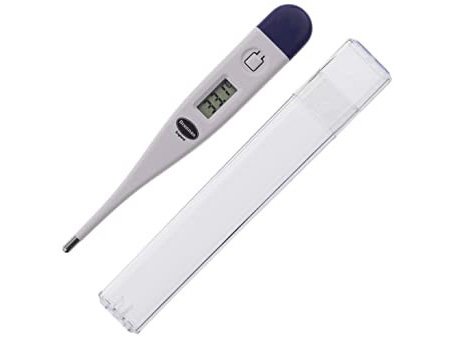 THERMOMETER - DIGITAL CLINICAL ORAL WITH CASE & CLIP