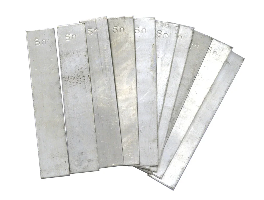 ELECTRODE STRIPS FOR STUDENT CELLS 100 X 19MM - TIN