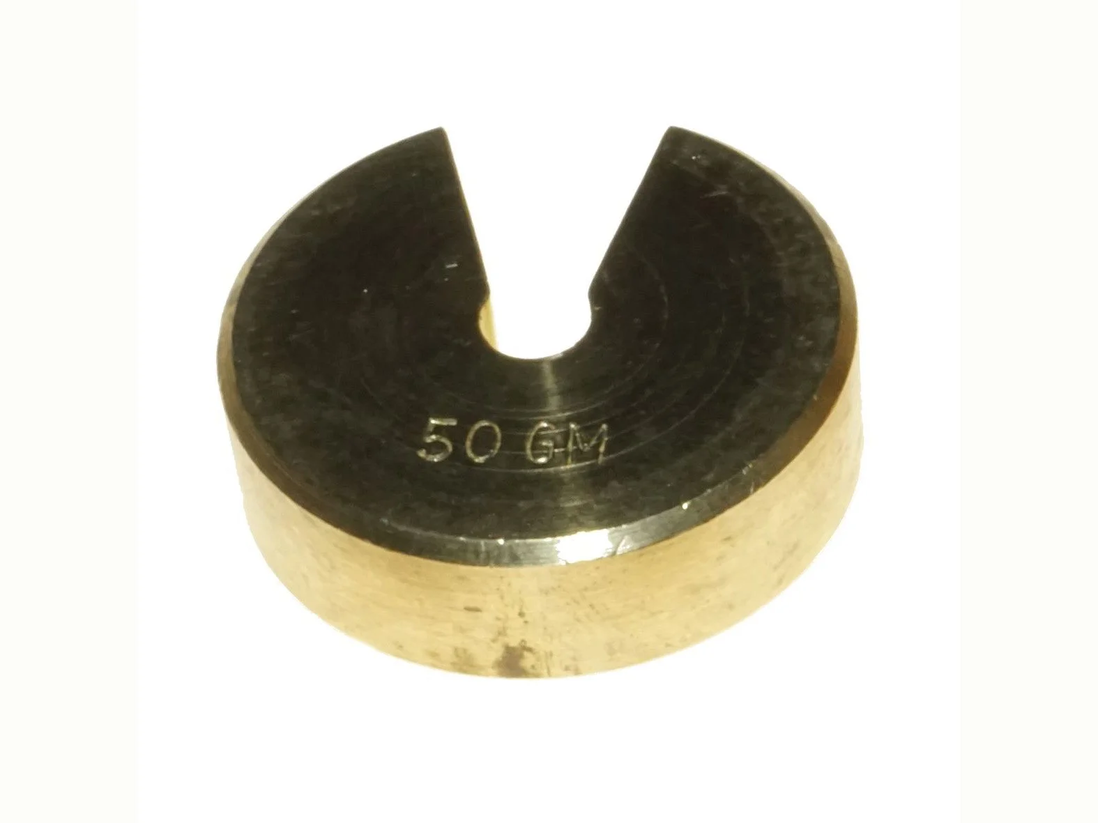 BRASS SLOTTED WEIGHT - 50G