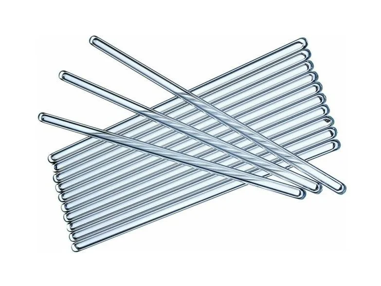 STIRRING RODS - GLASS - 200 X 7MM WITH FLAT ENDS (PACK OF 10)