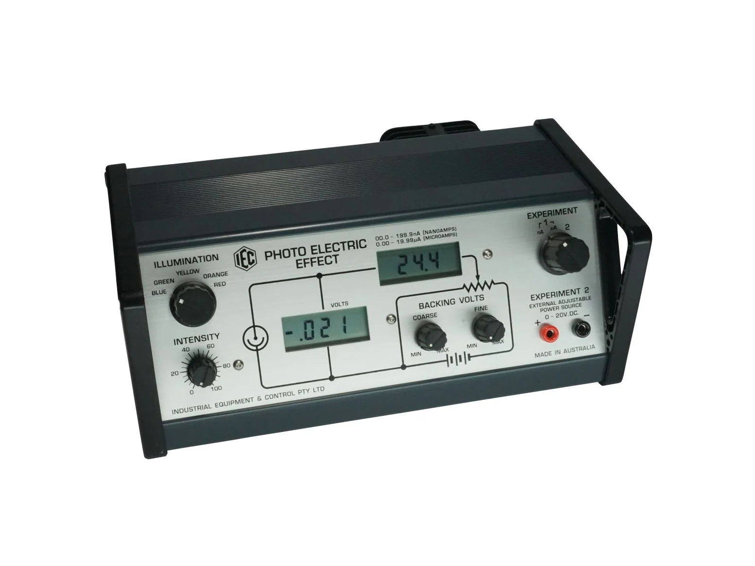 PHOTO-ELECTRIC EFFECT "PLANCK'S" DIGITAL METER WITH 5 LEDS