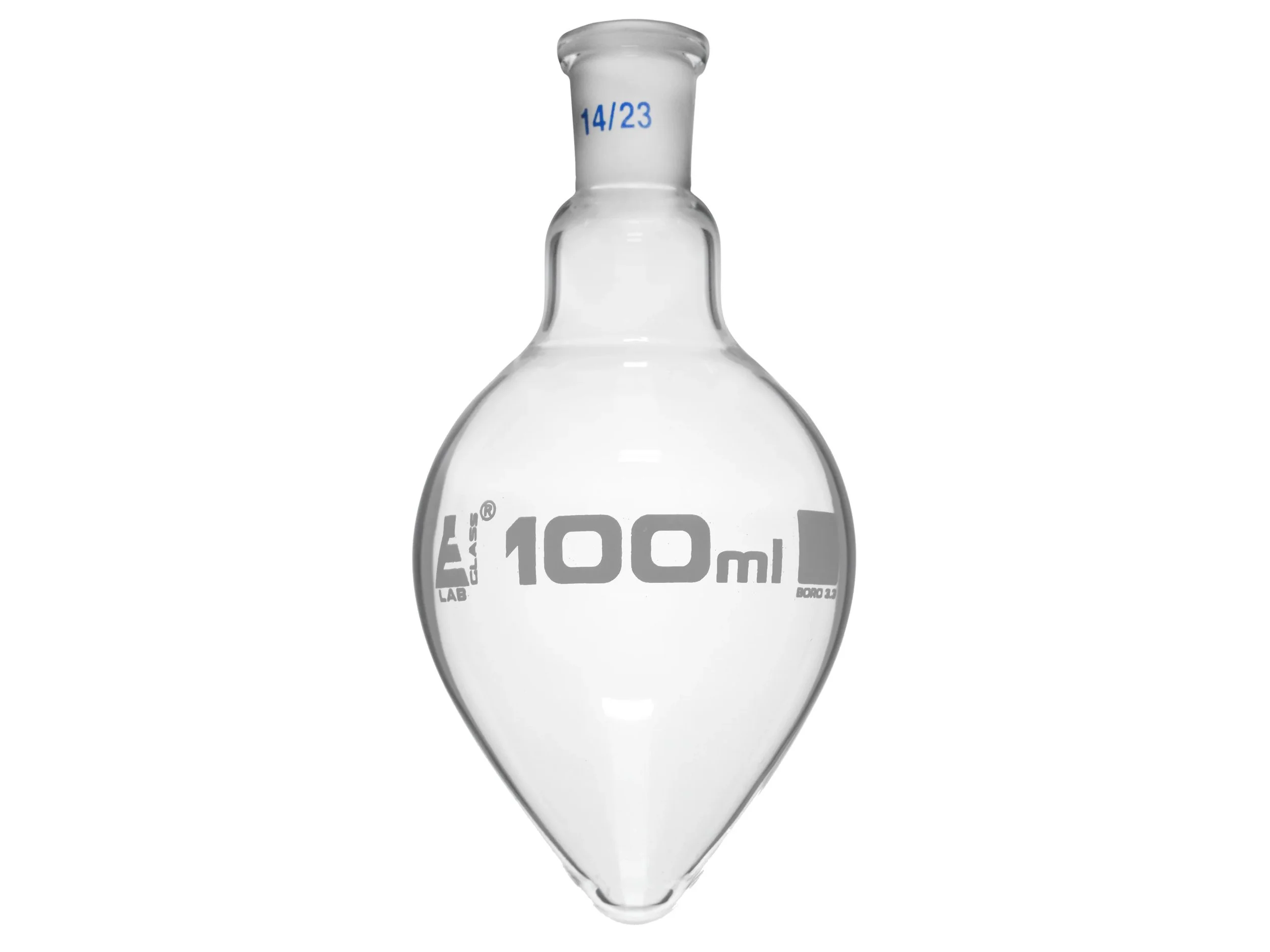 BOILING FLASK - PEAR SHAPED - 100ML - 14/23