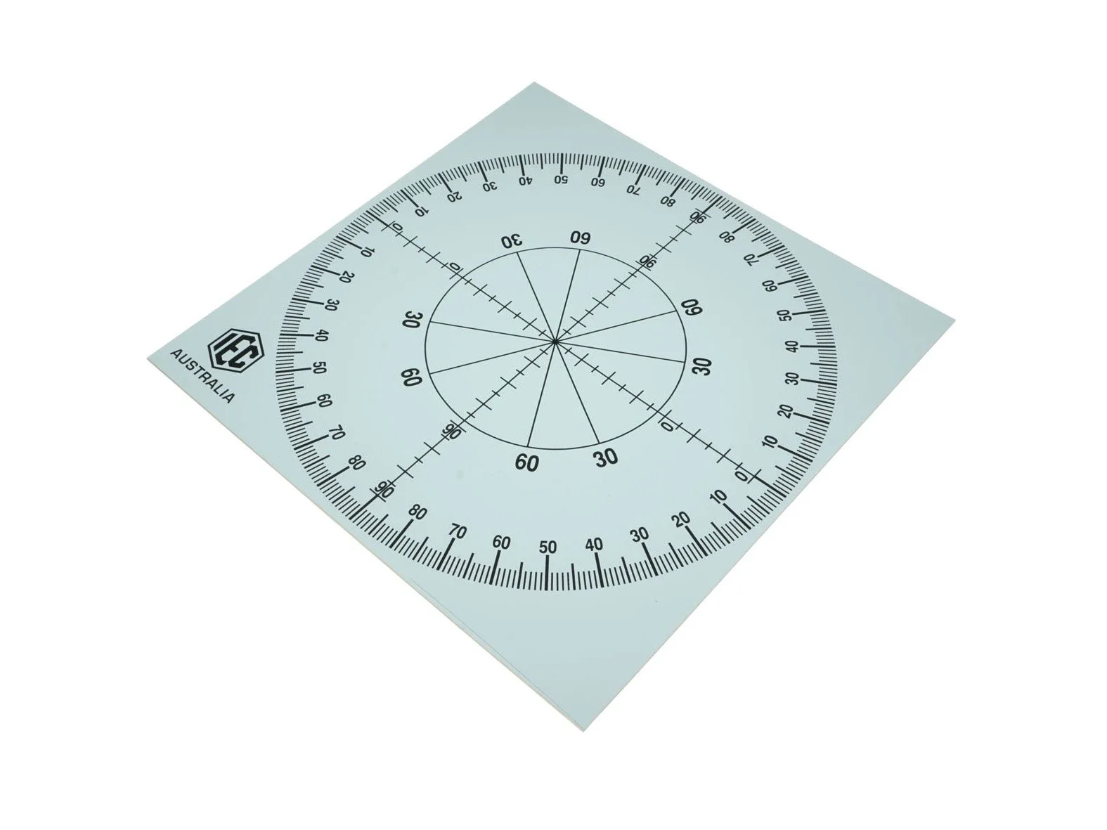 LIGHT BOX ANGULAR SCALE FOR RAYS
