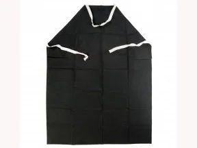 RUBBERISED LABORATORY APRONS – BLACK- X-LARGE