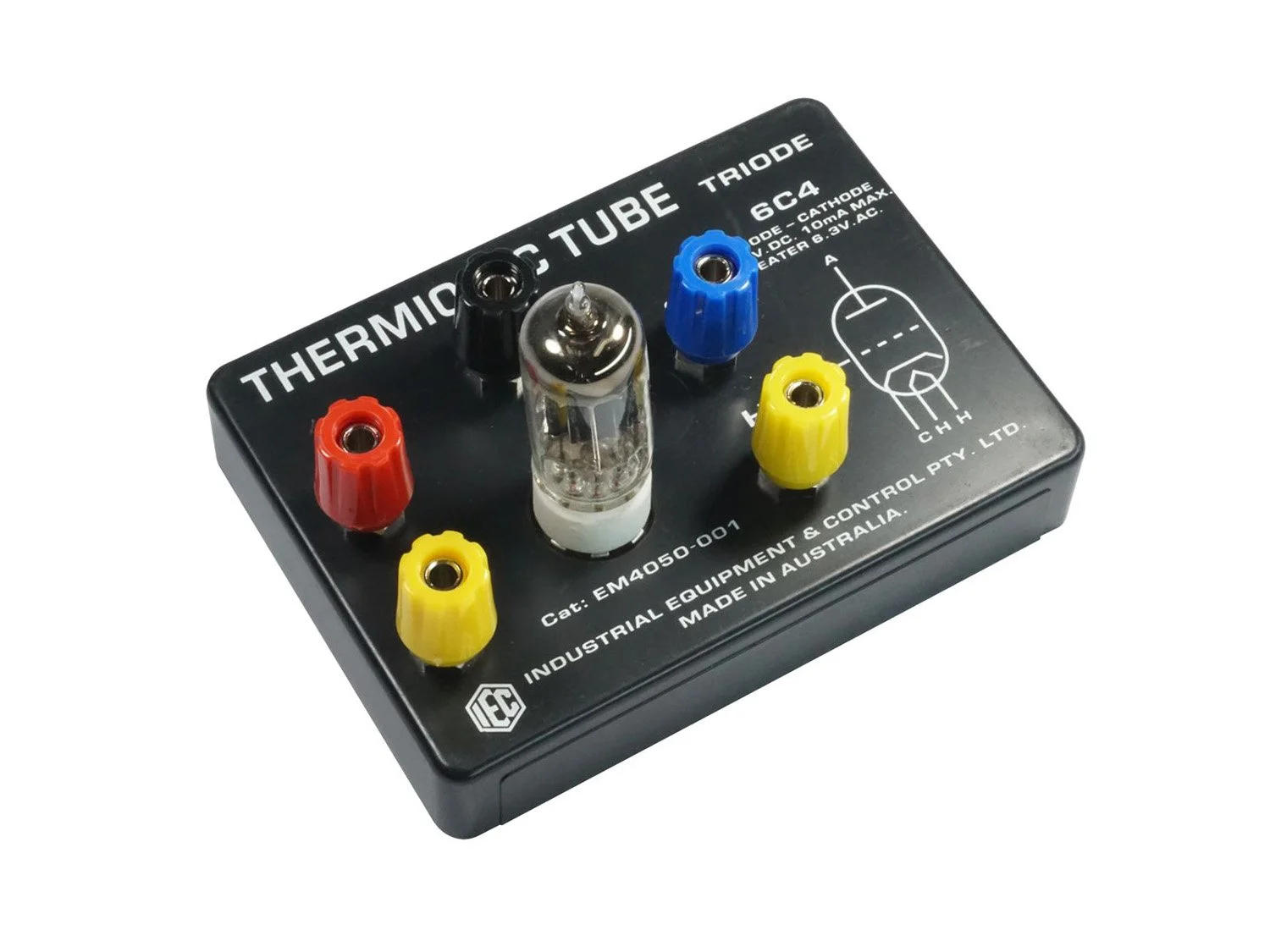 THERMIONIC TUBE TRIODE ON BASE WITH 6C4 TUBE