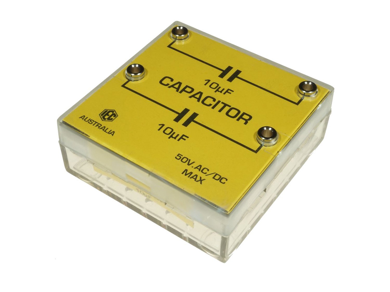 ELECTRICITY KIT CAPACITOR 10µF DUAL