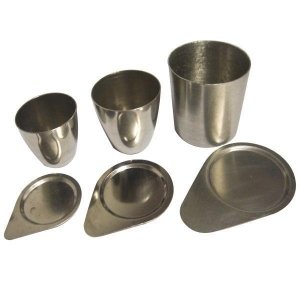 CRUCIBLE WITH LID - 99% PURE NICKEL