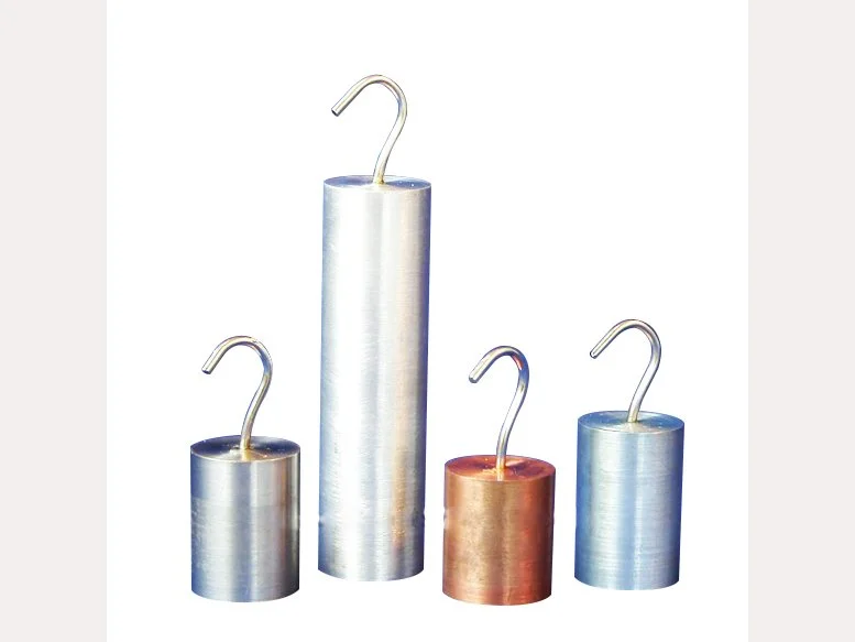 CYLINDER WITH HOOK - SET OF 4 - EQUAL MASS