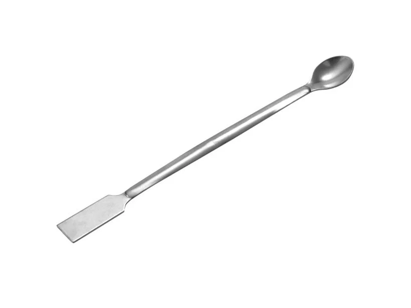 SPATULA - STAINLESS STEEL - SPOON/SHOVEL ENDS - 180MM