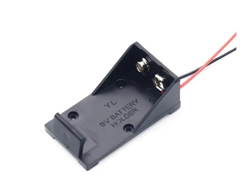 BATTERY HOLDER – 9V – NO SWITCH OR COVER