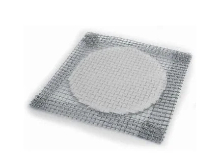 WIRE GAUZE MATS - IRON - CERAMIC CENTRE 125 X 125MM