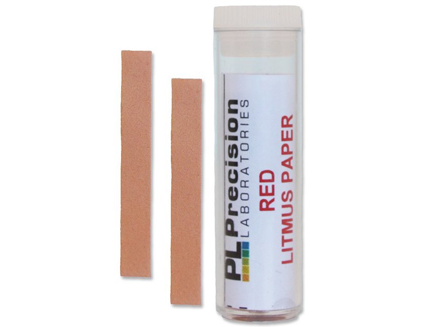LITMUS PAPER - RED (VIAL OF 100 STRIPS)