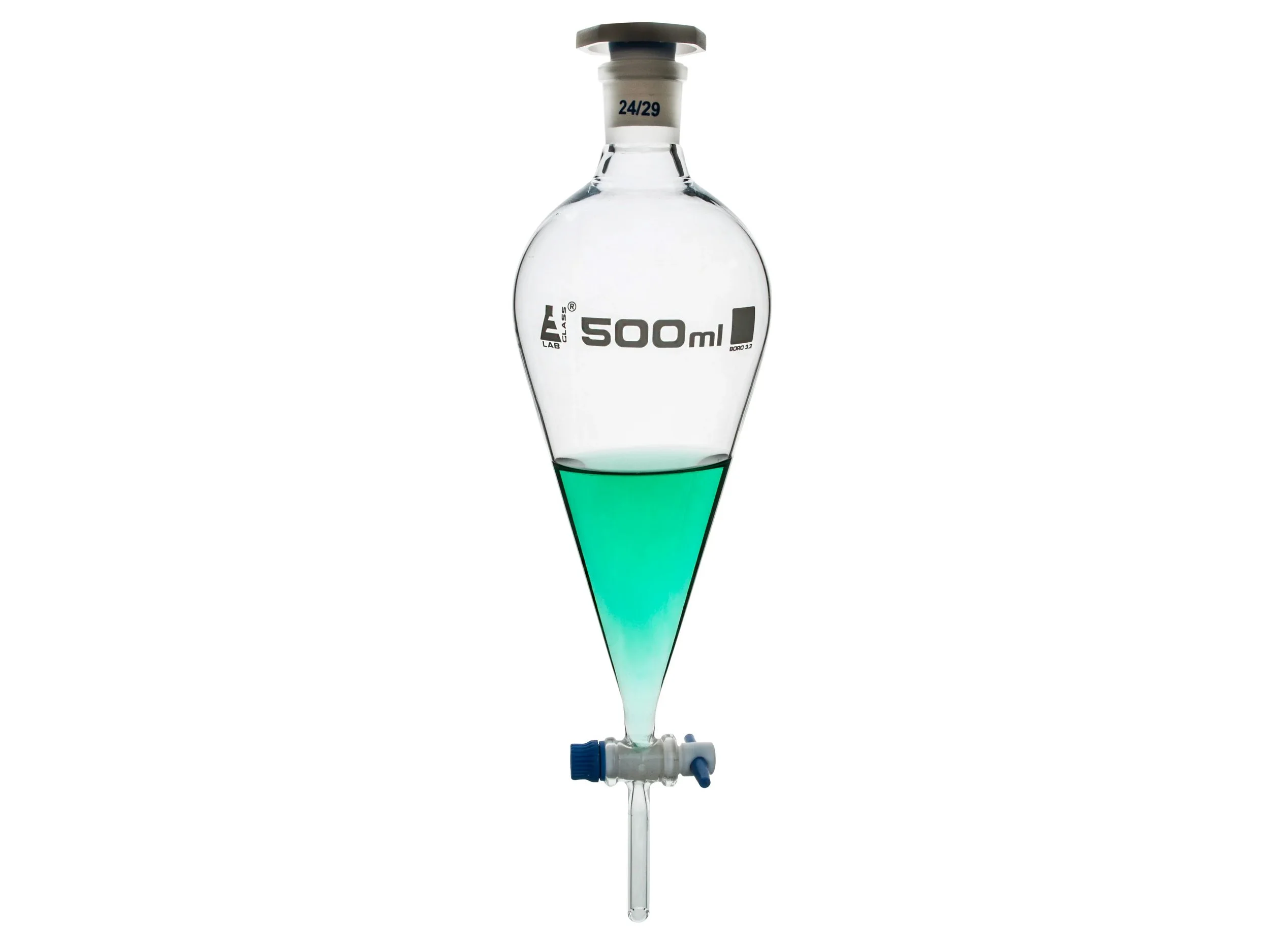 SEPARATING FUNNEL - PEAR - GLASS - 500ML [EUD3]