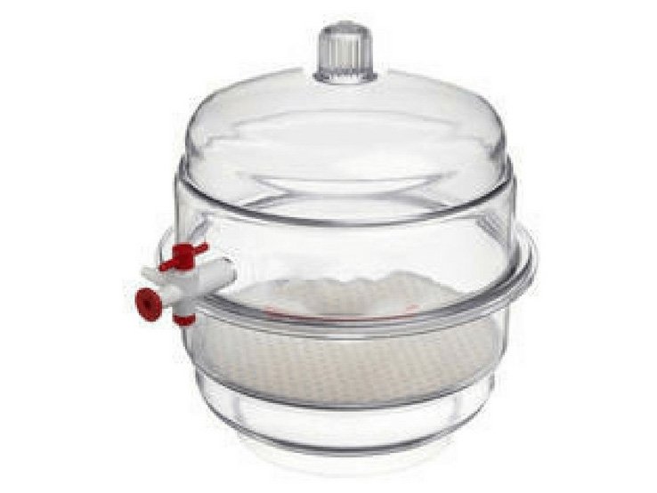 DESICCATOR - VACUUM - TRANSPARENT - 300MM