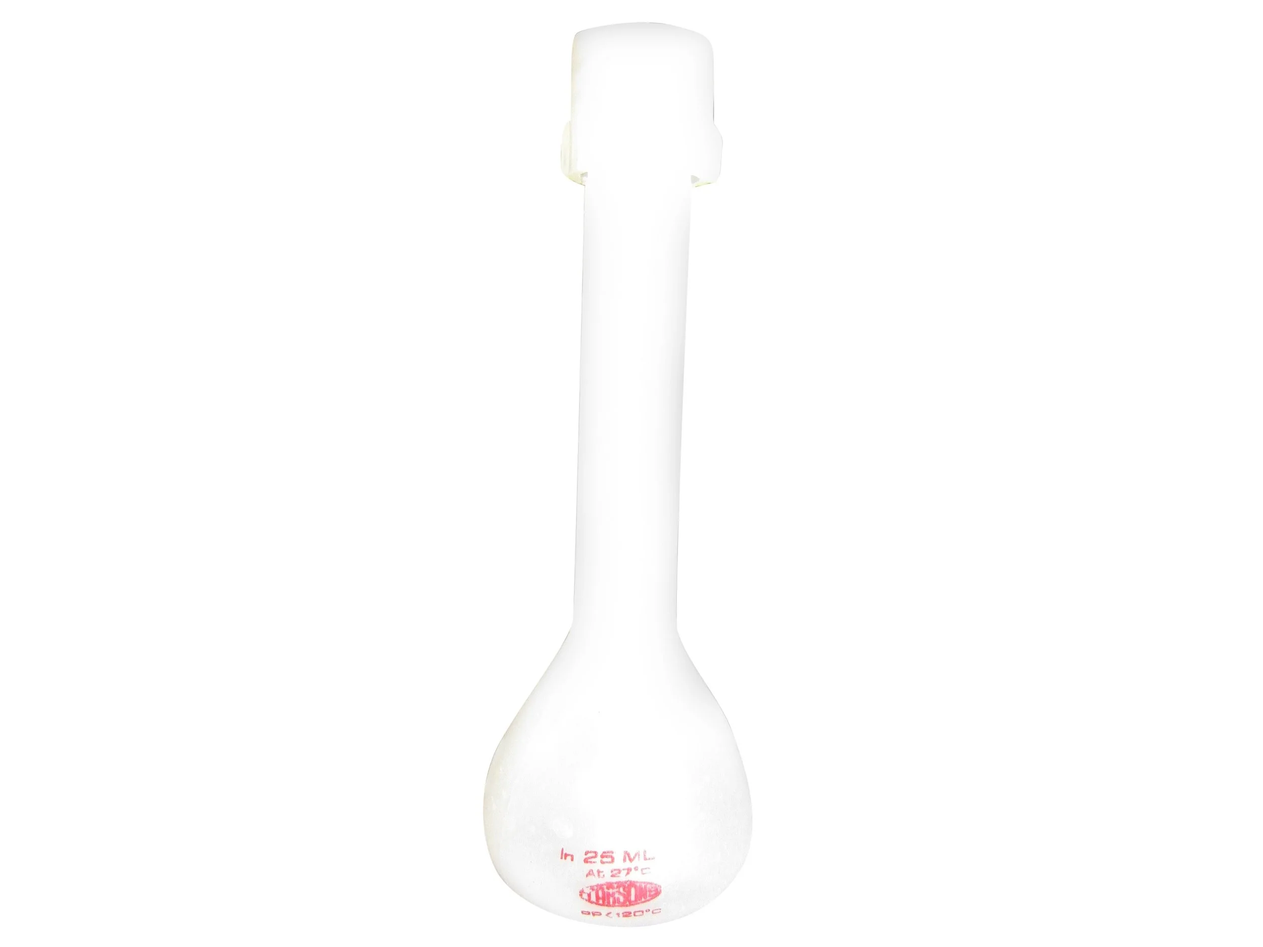 VOLUMETRIC FLASKS - POLYPROPYLENE WITH SCREW POLYCAP - 25ML
