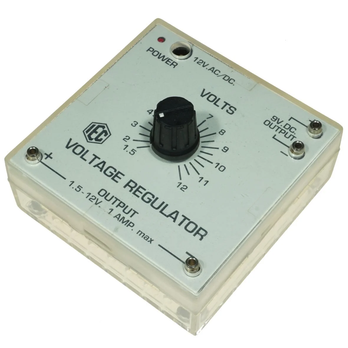 POWER SUPPLY VAR REG. MODULE 1.5-12V/1A 12V.AC/DC