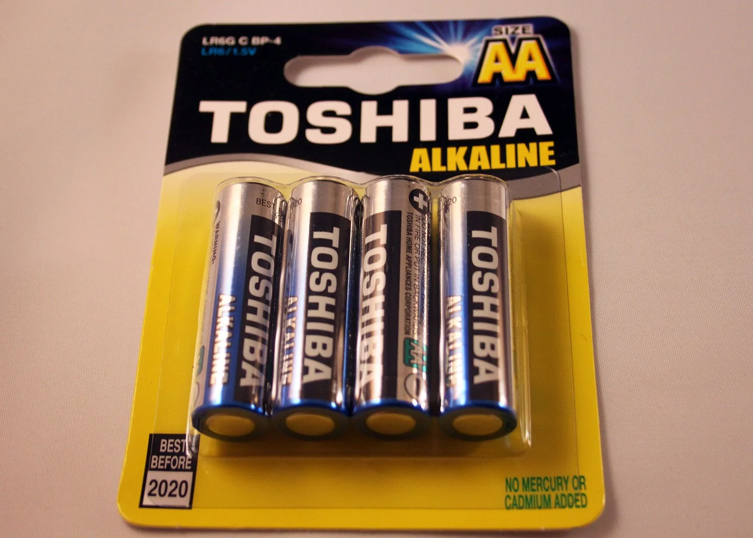 AA ALKALINE BATTERIES (PACK OF 4)