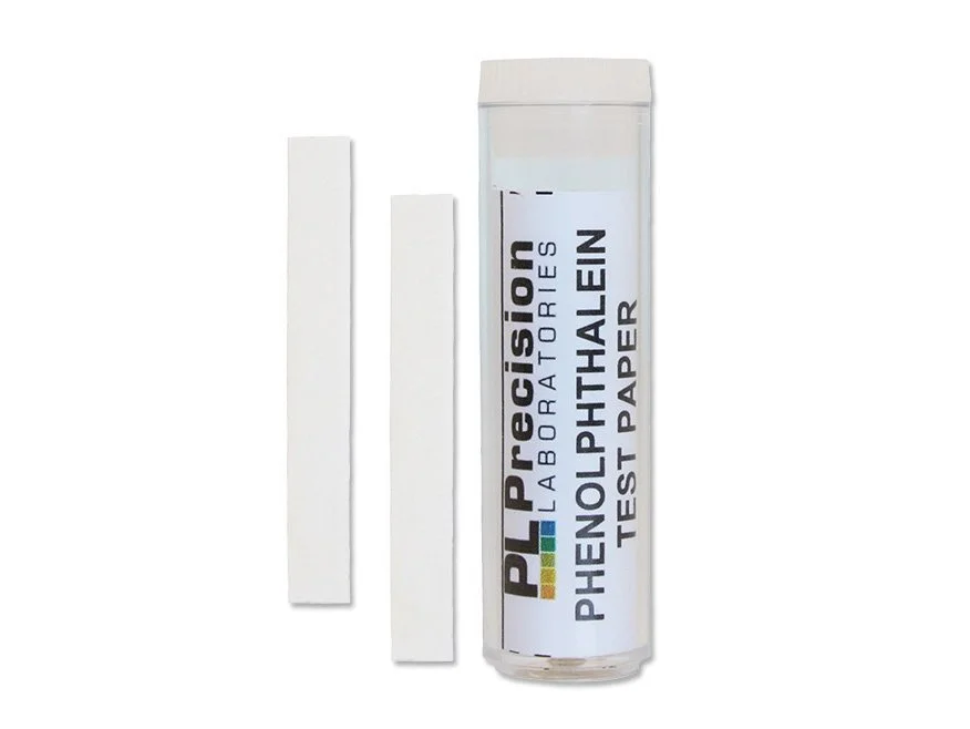TEST PAPER - PHENOLPHTHALEIN (VIAL OF 100 STRIPS)