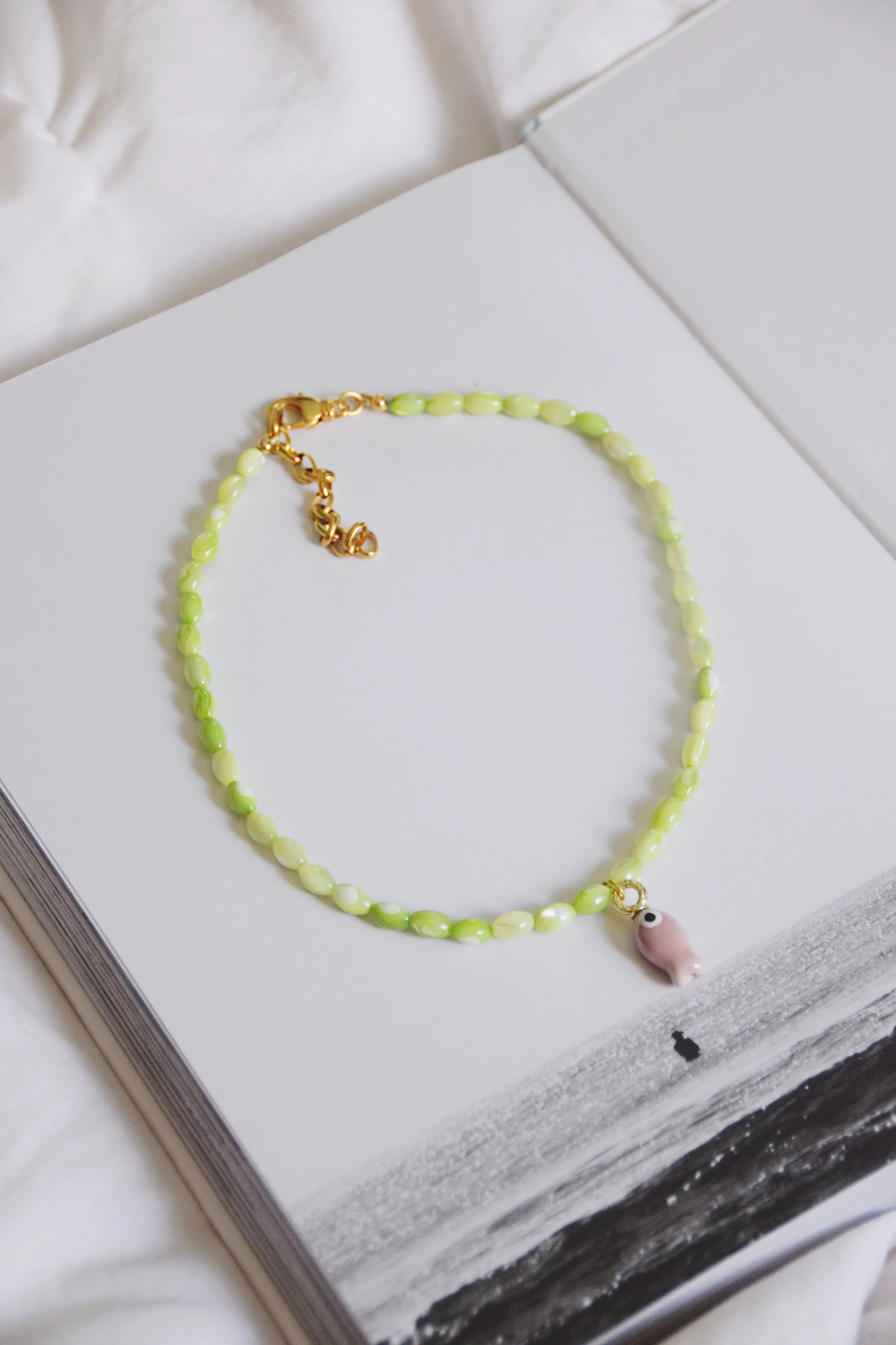 Green Fishy Necklace