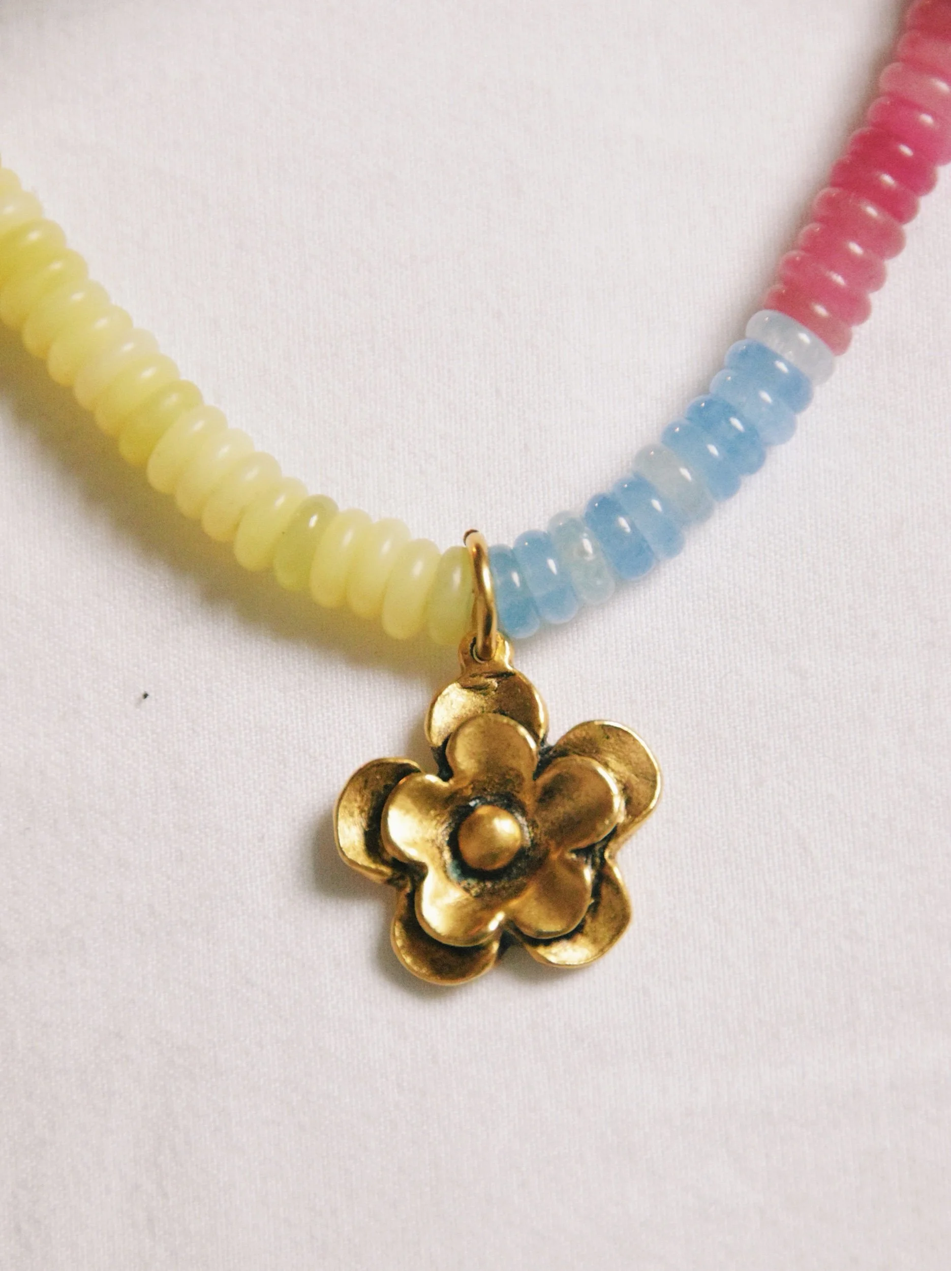 In Bloom beaded necklace