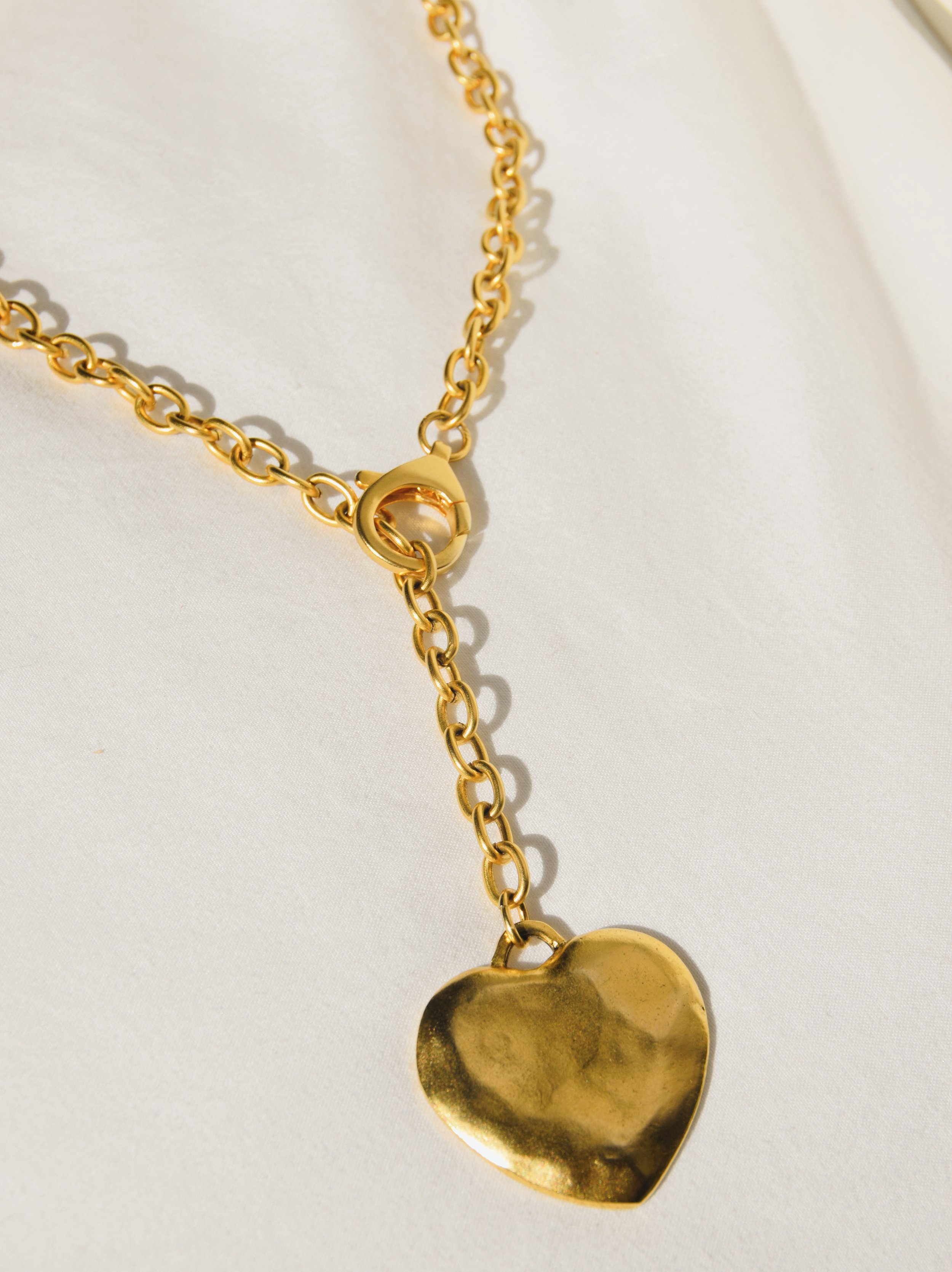 Big Heart Drop Necklace