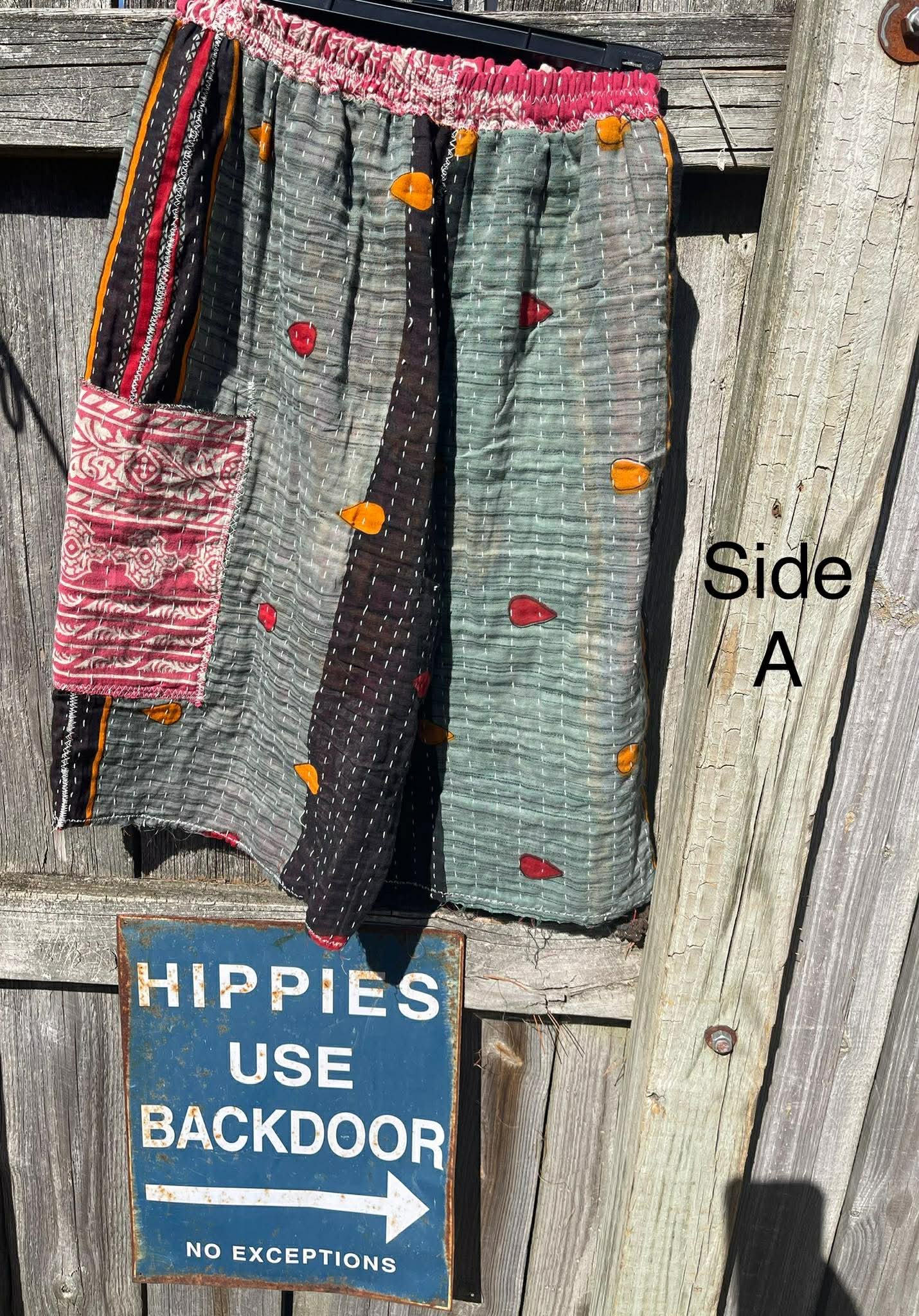 Handmade unisex reversible shorts