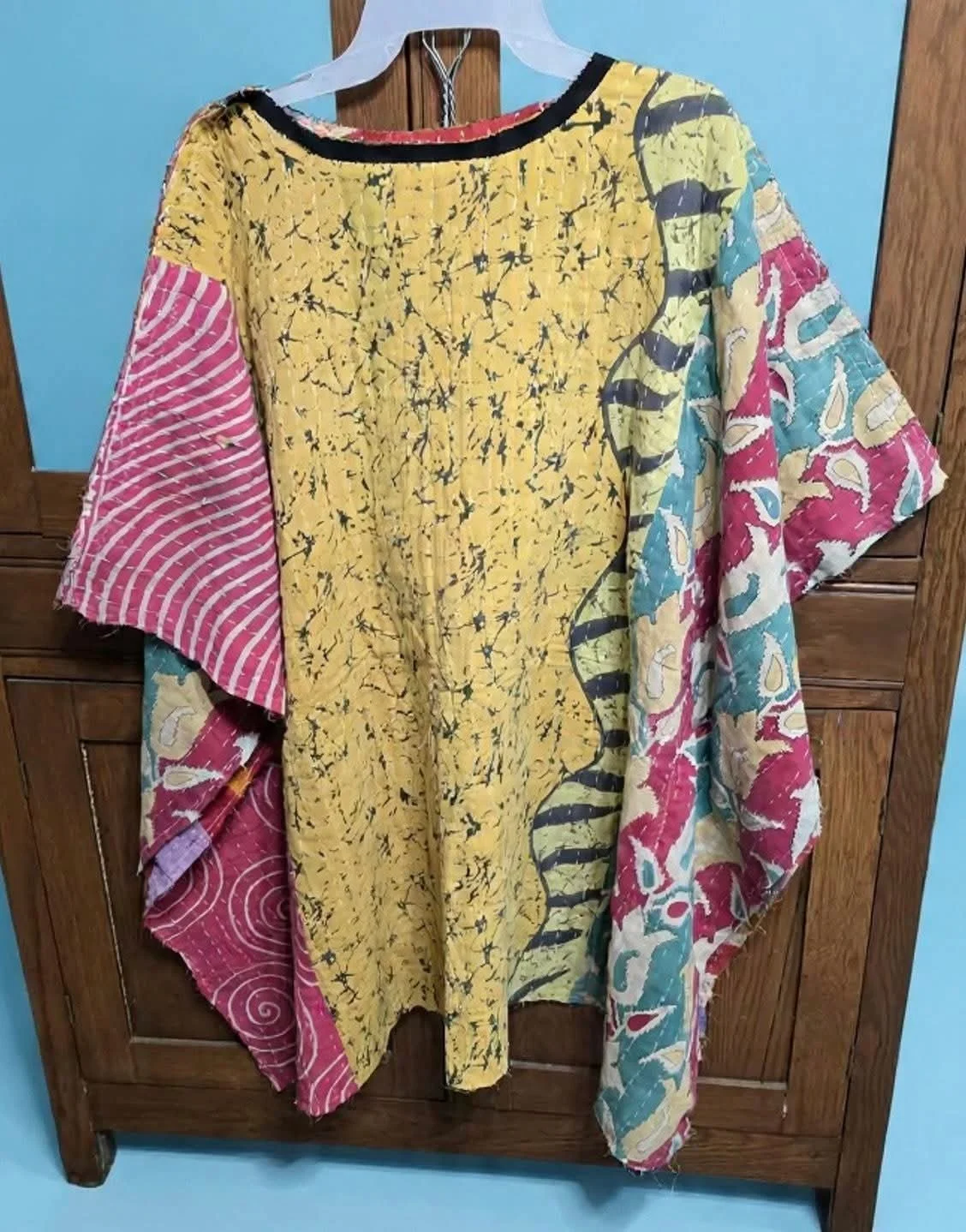 Upcycled Kantha Quilt Kimono