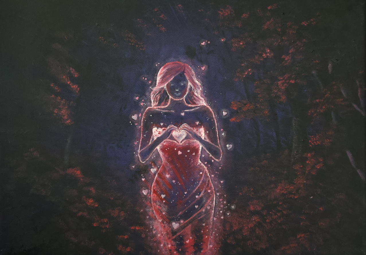 Her love brightens the darkness