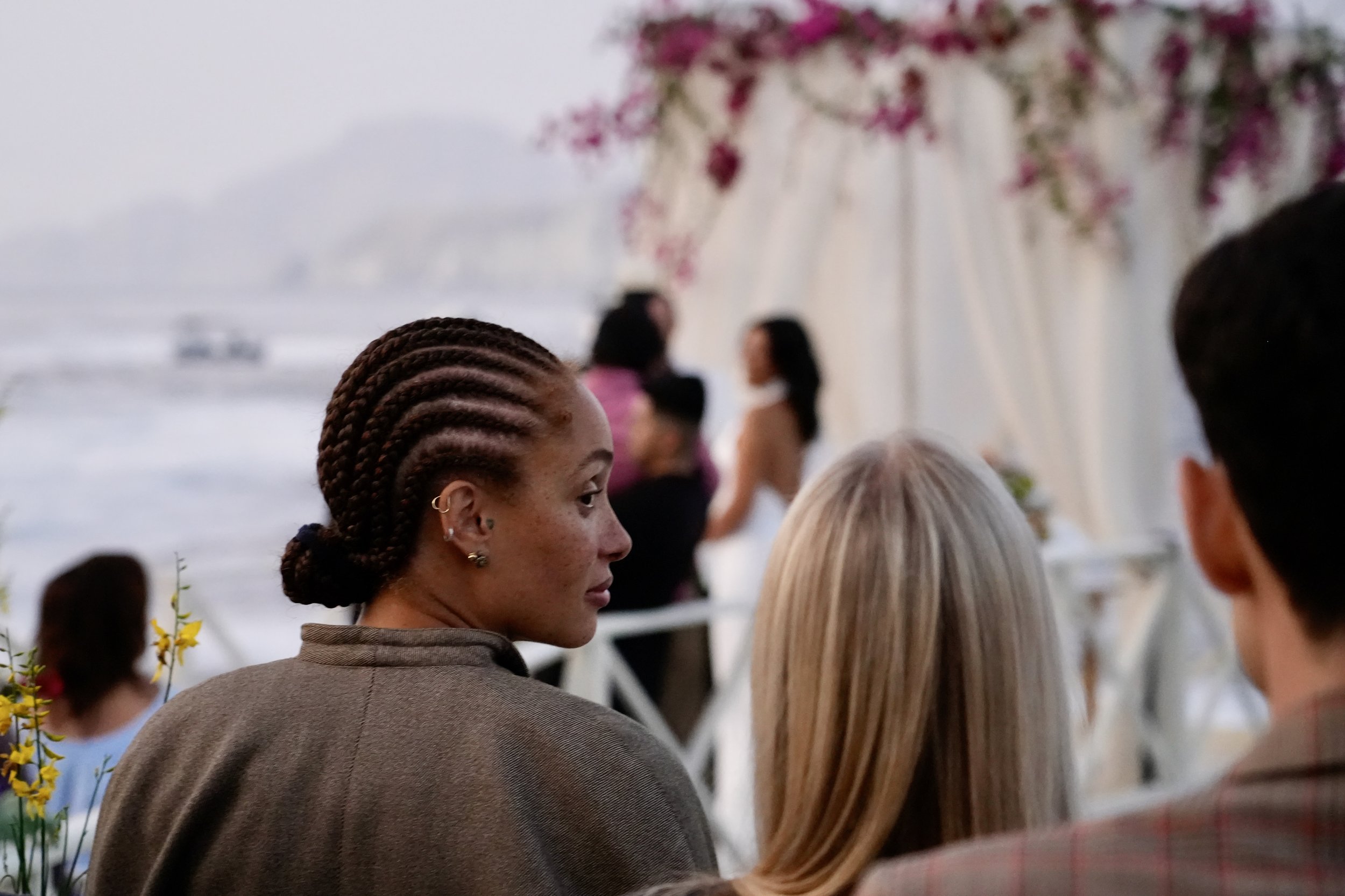 Adwoa at Lotte and Alonso’s wedding, Lima, Peru, British Vogue