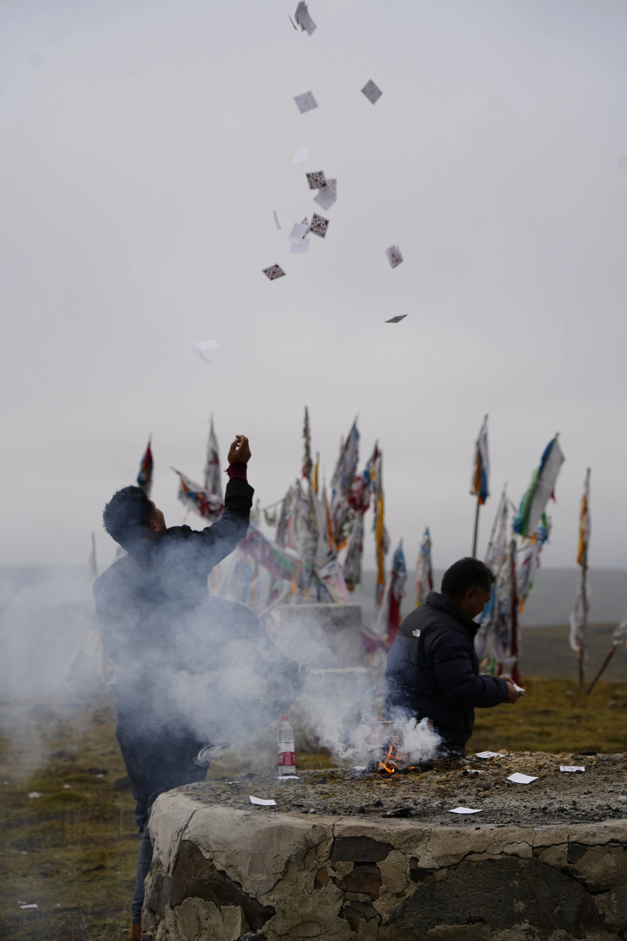 Laptse ceremony, Tibet, Vogue